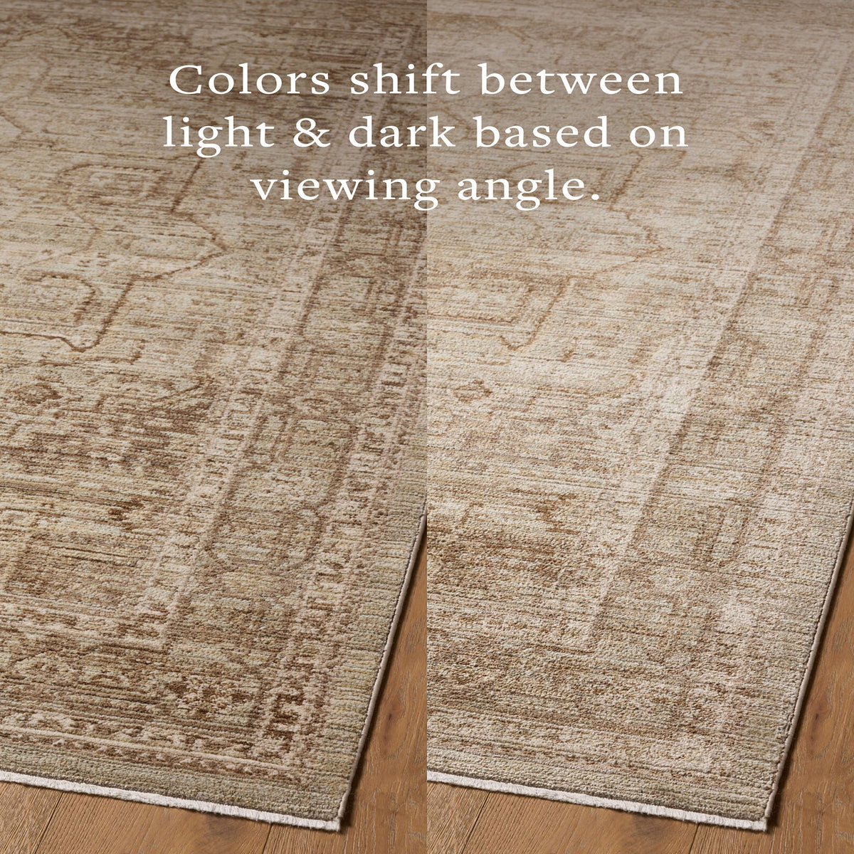 Amber Lewis x Loloi Rutherford Rug in Sage/Pebble-5