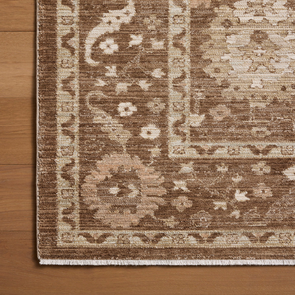 Amber Lewis x Loloi Rutherford Rug in Bark/Natural-4