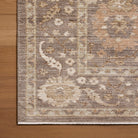 Amber Lewis x Loloi Rutherford Rug in Stone/Pebble-4