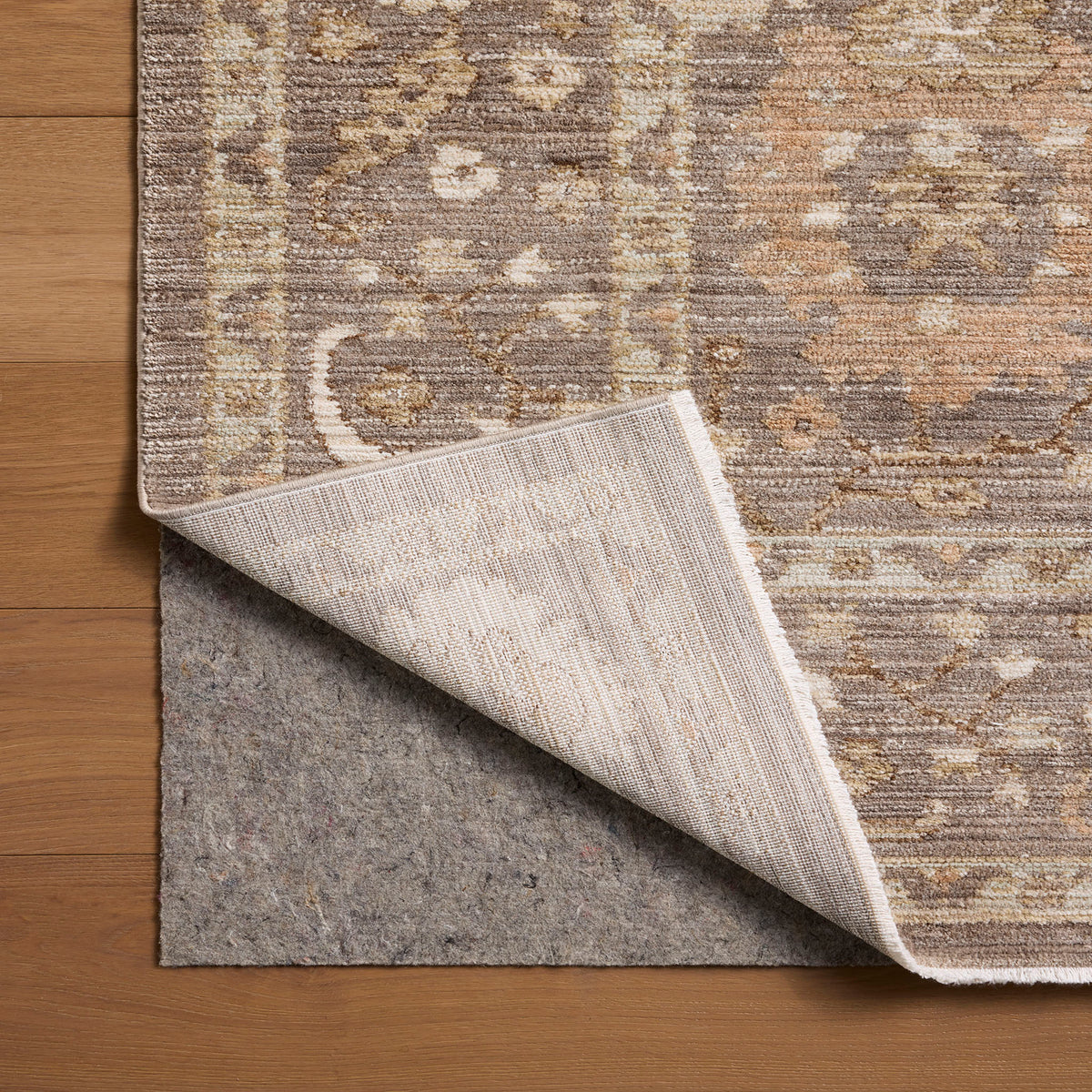 Amber Lewis x Loloi Rutherford Rug in Stone/Pebble-5