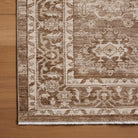 Amber Lewis x Loloi Rutherford Rug in Brown/Beige-4