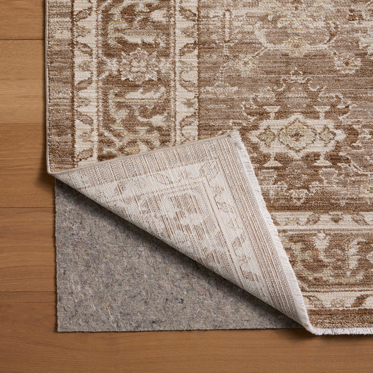 Amber Lewis x Loloi Rutherford Rug in Brown/Beige-5