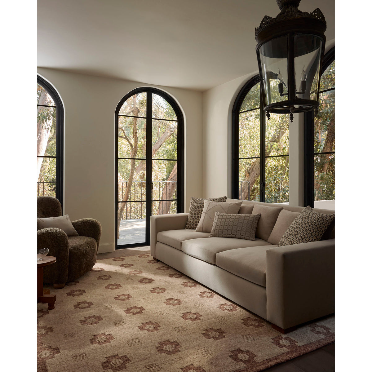 Jeremiah Brent x Loloi Fori Rug in Rust/Beige-2