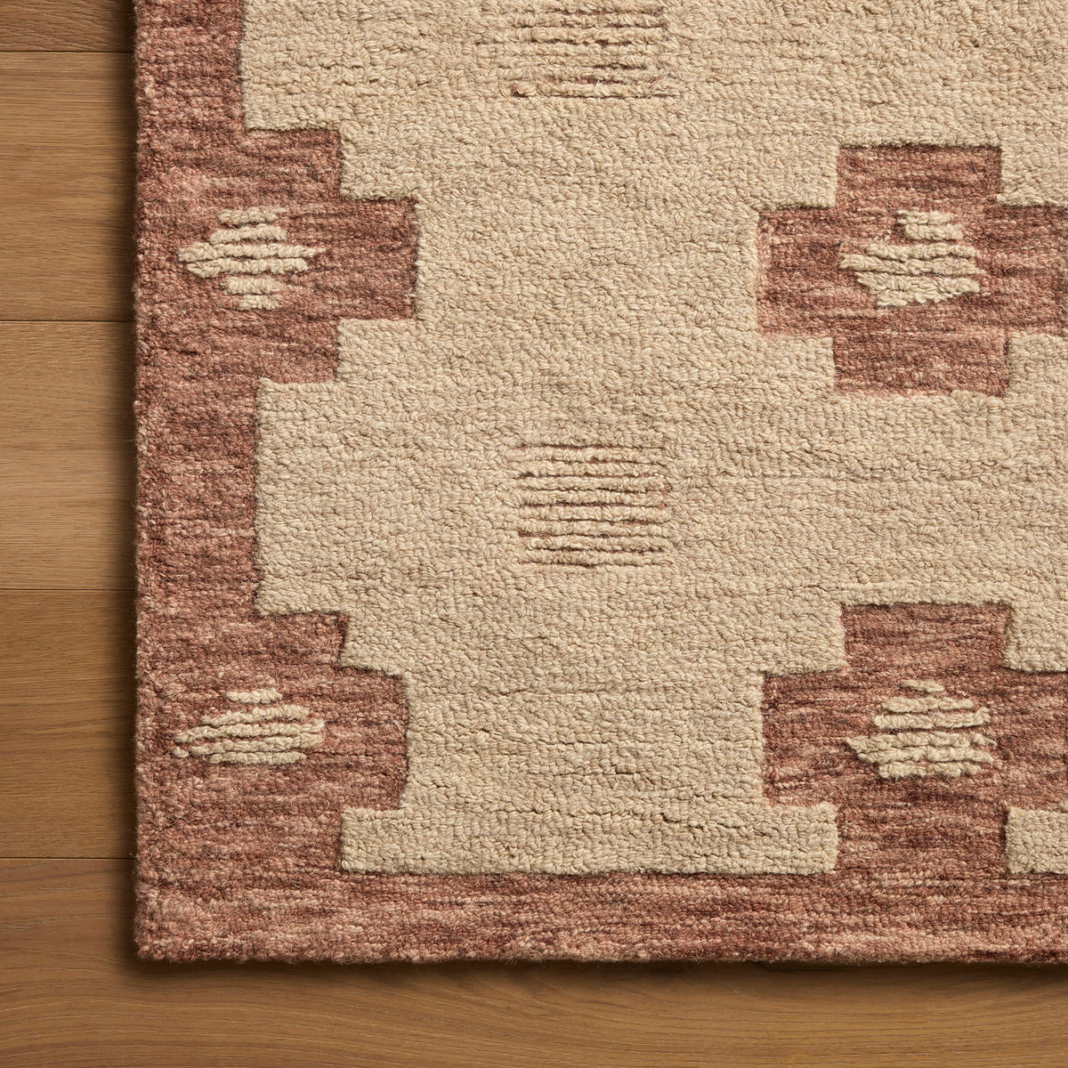 Jeremiah Brent x Loloi Fori Rug in Rust/Beige-5