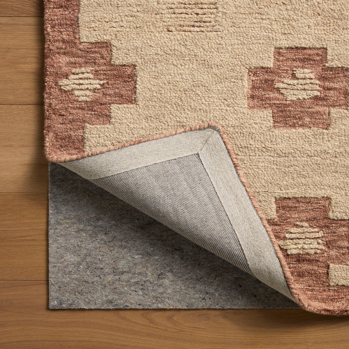 Jeremiah Brent x Loloi Fori Rug in Rust/Beige-6