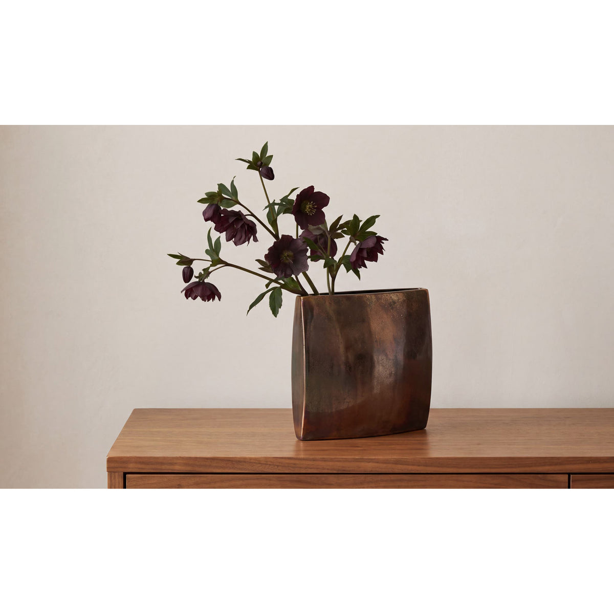 Cora Cast Aluminum Vase-2