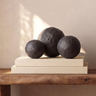 Paper Mache Spheres - Set of 3-2