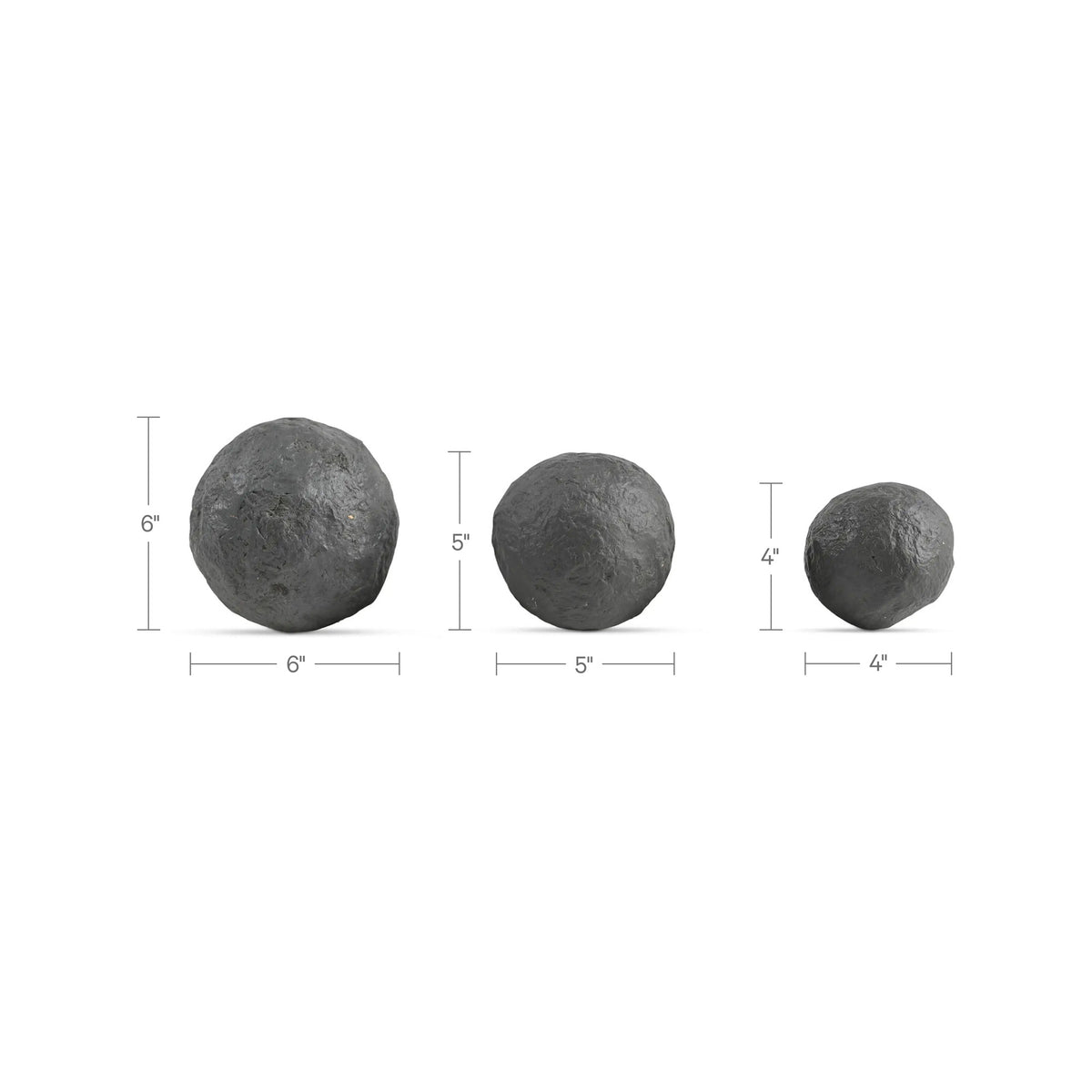 Paper Mache Spheres - Set of 3-5
