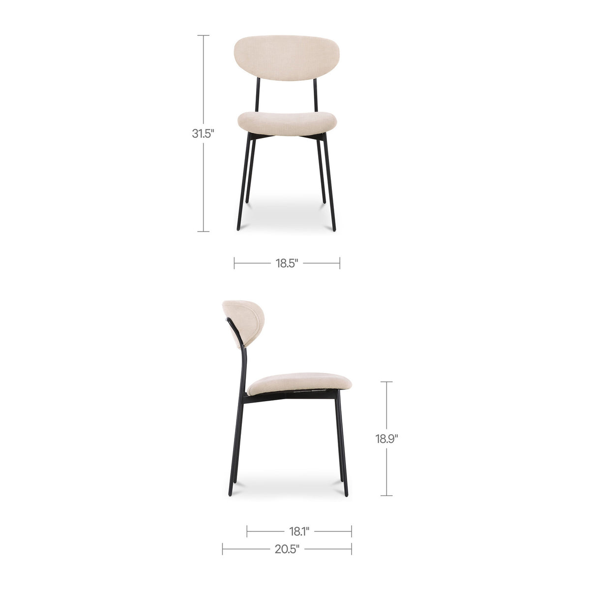 Amara Dining Chair - Set of Two-10