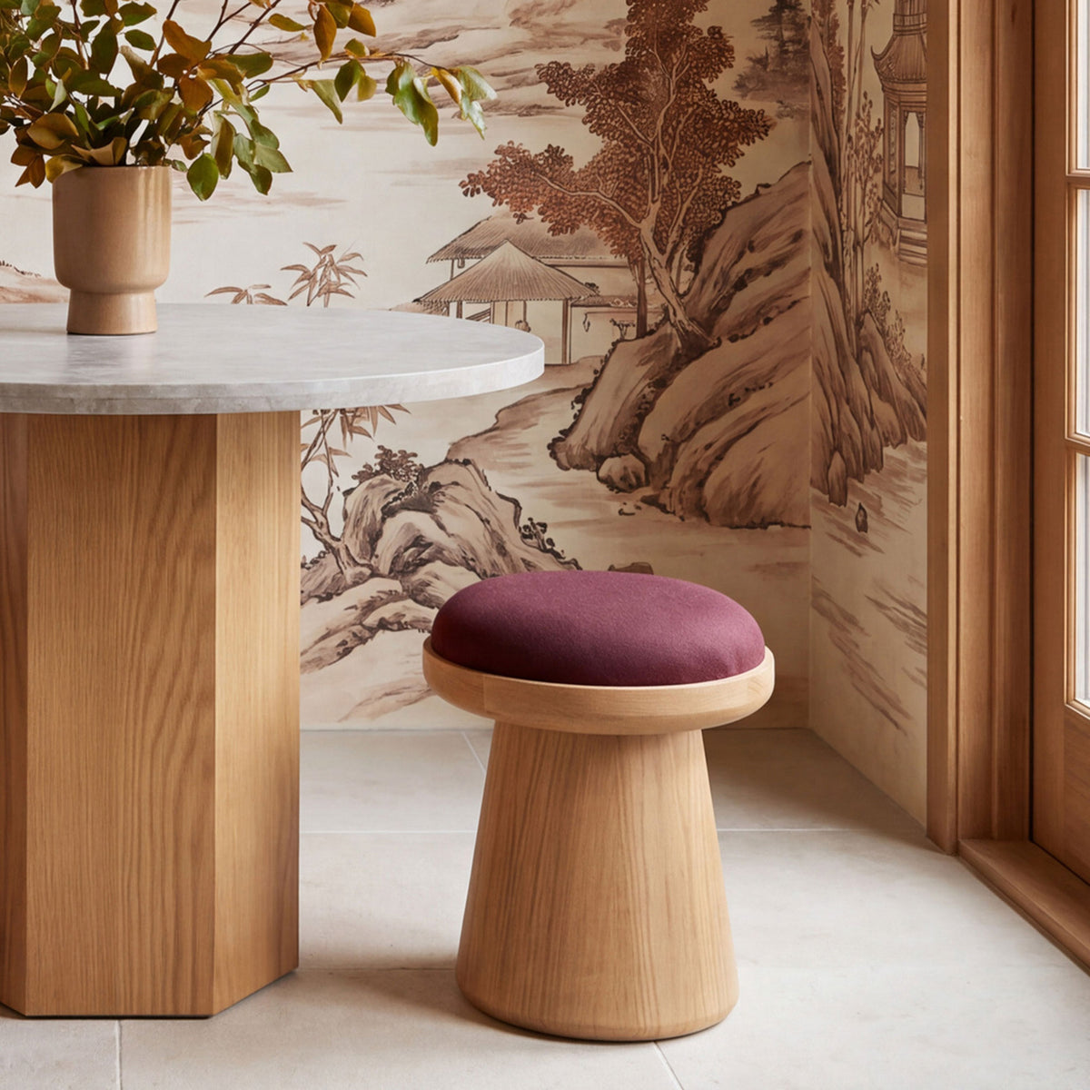 Marlow Swivel Accent Stool-2