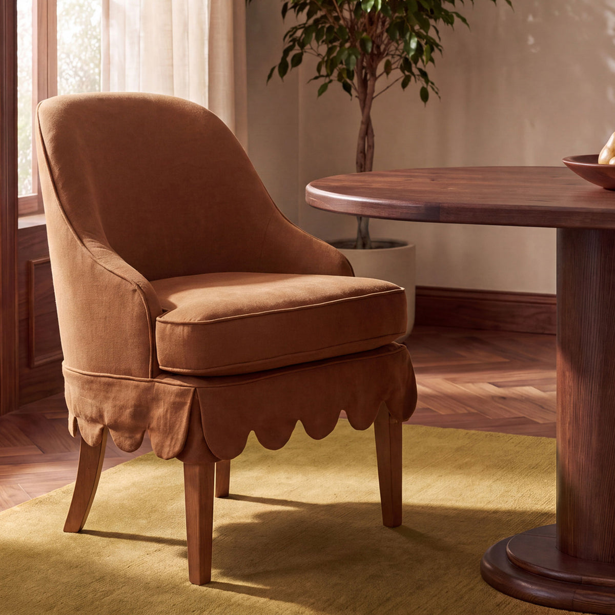 Lydia Slipcover Dining Chair-2