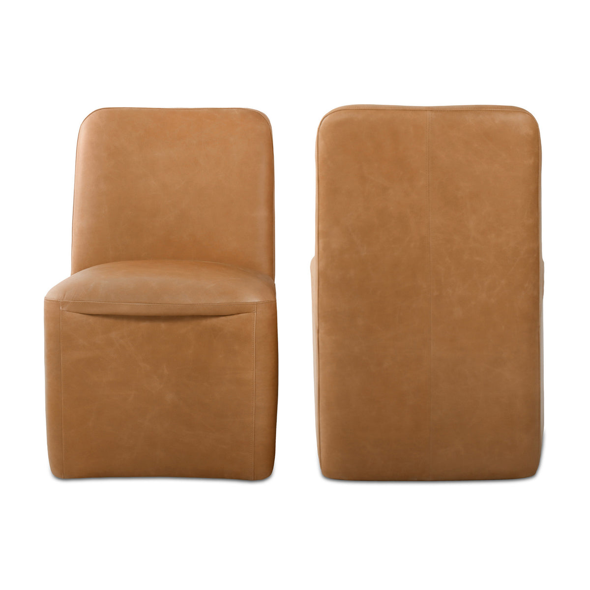 Bennett Rolling Dining Chair - Set of Two-1
