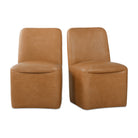 Bennett Rolling Dining Chair - Set of Two-4