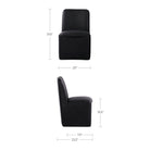 Bennett Rolling Dining Chair - Set of Two-41