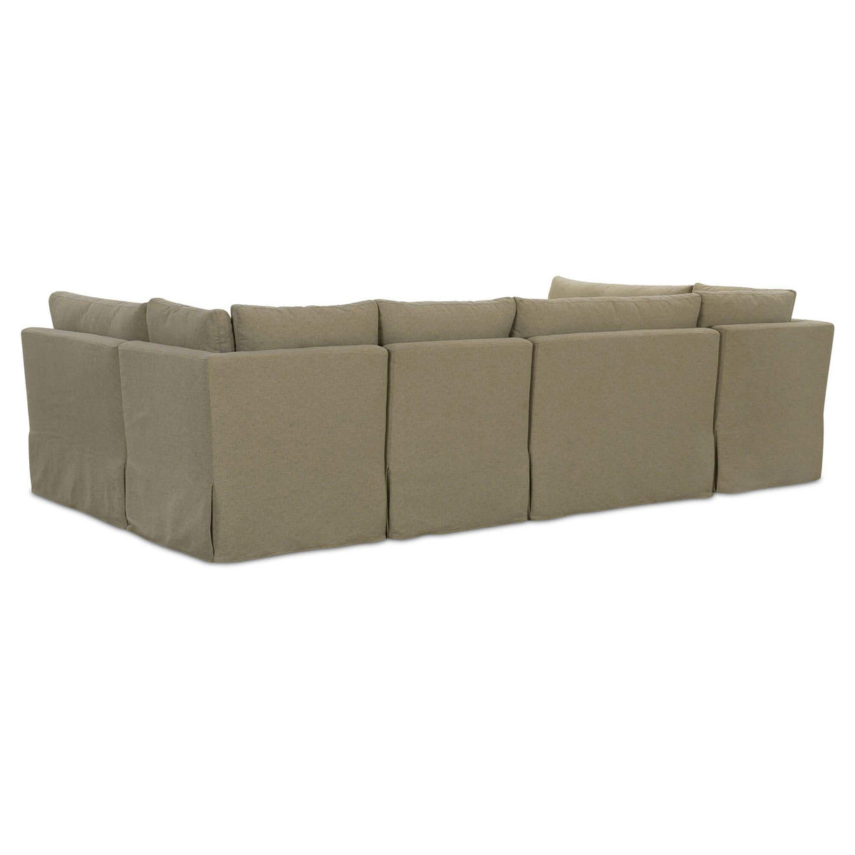 Fiona Slipcover Dining Banquette U-Shape 121 Inch-11