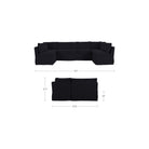 Fiona Slipcover Dining Banquette U-Shape 121 Inch-25