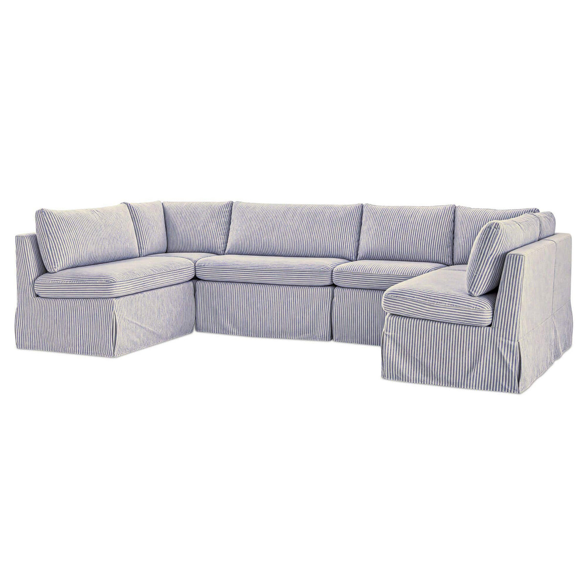 Fiona Slipcover Dining Banquette U-Shape 121 Inch-3
