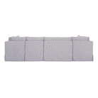 Fiona Slipcover Dining Banquette U-Shape 121 Inch-4