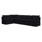 Fiona Slipcover Dining Banquette L-Shape 125.5 Inch-13