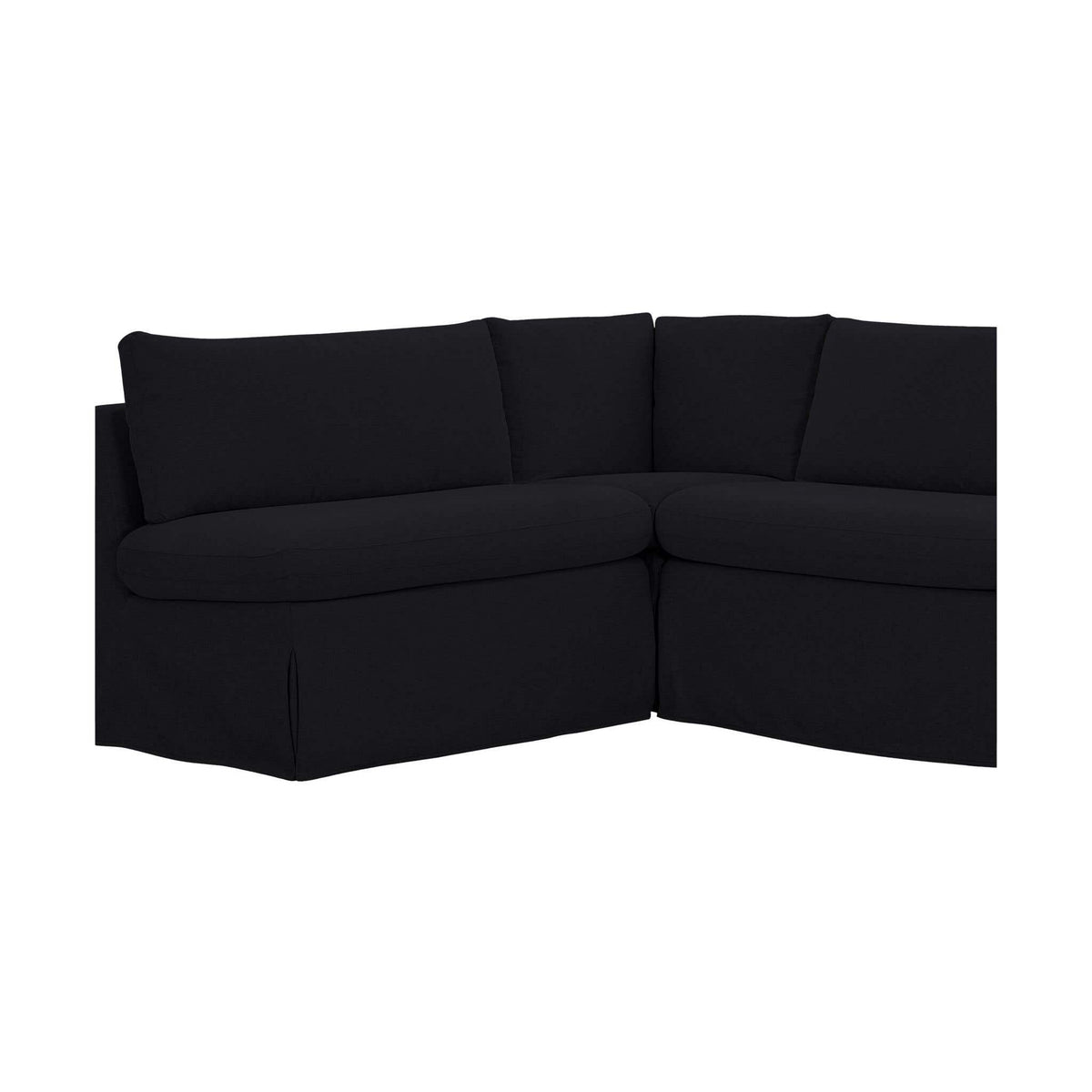 Fiona Slipcover Dining Banquette L-Shape 125.5 Inch-17