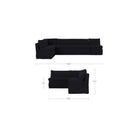 Fiona Slipcover Dining Banquette L-Shape 125.5 Inch-19