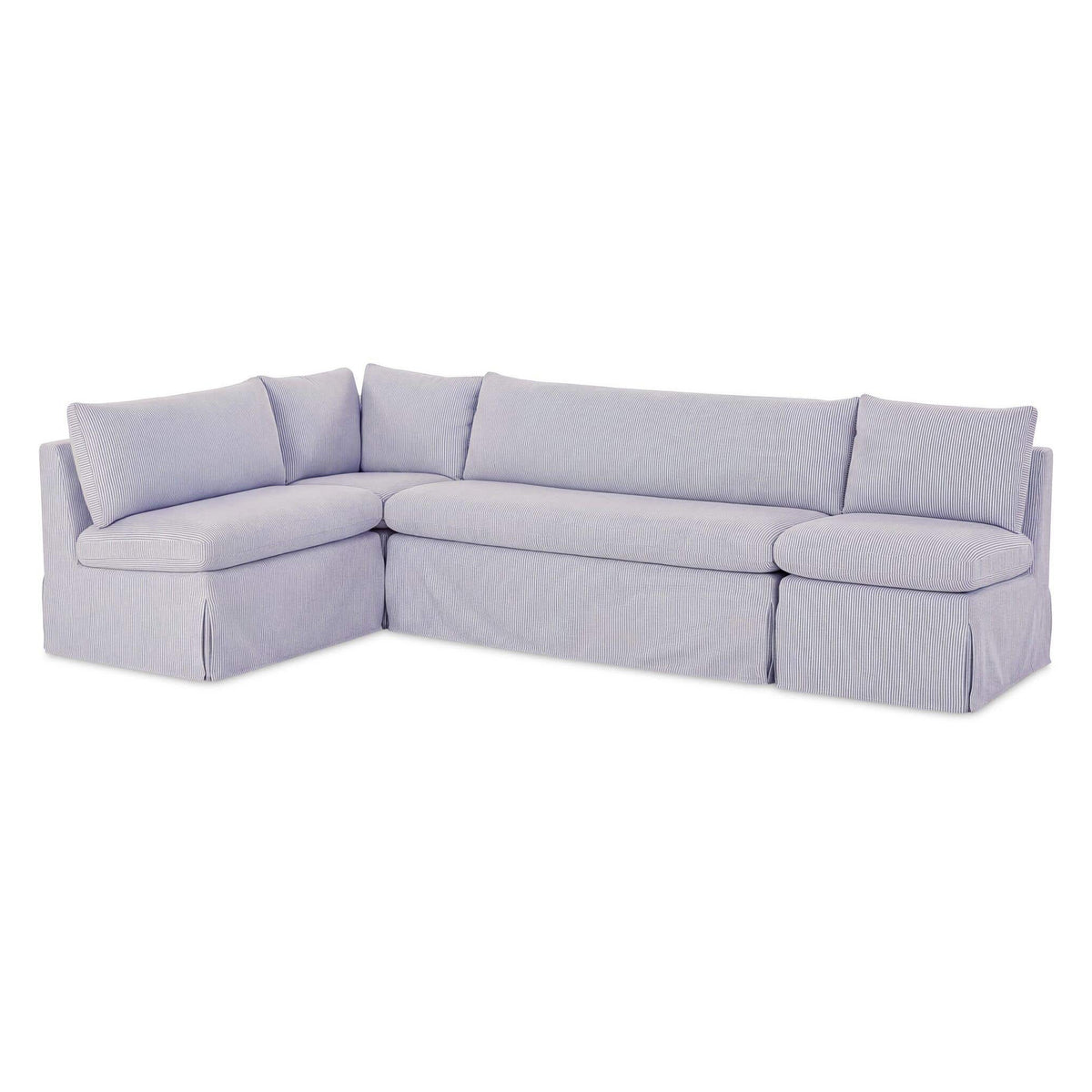 Fiona Slipcover Dining Banquette L-Shape 125.5 Inch-3