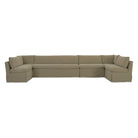Fiona Slipcover Dining Banquette U-Shape 168 Inch-1
