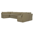 Fiona Slipcover Dining Banquette U-Shape 168 Inch-3