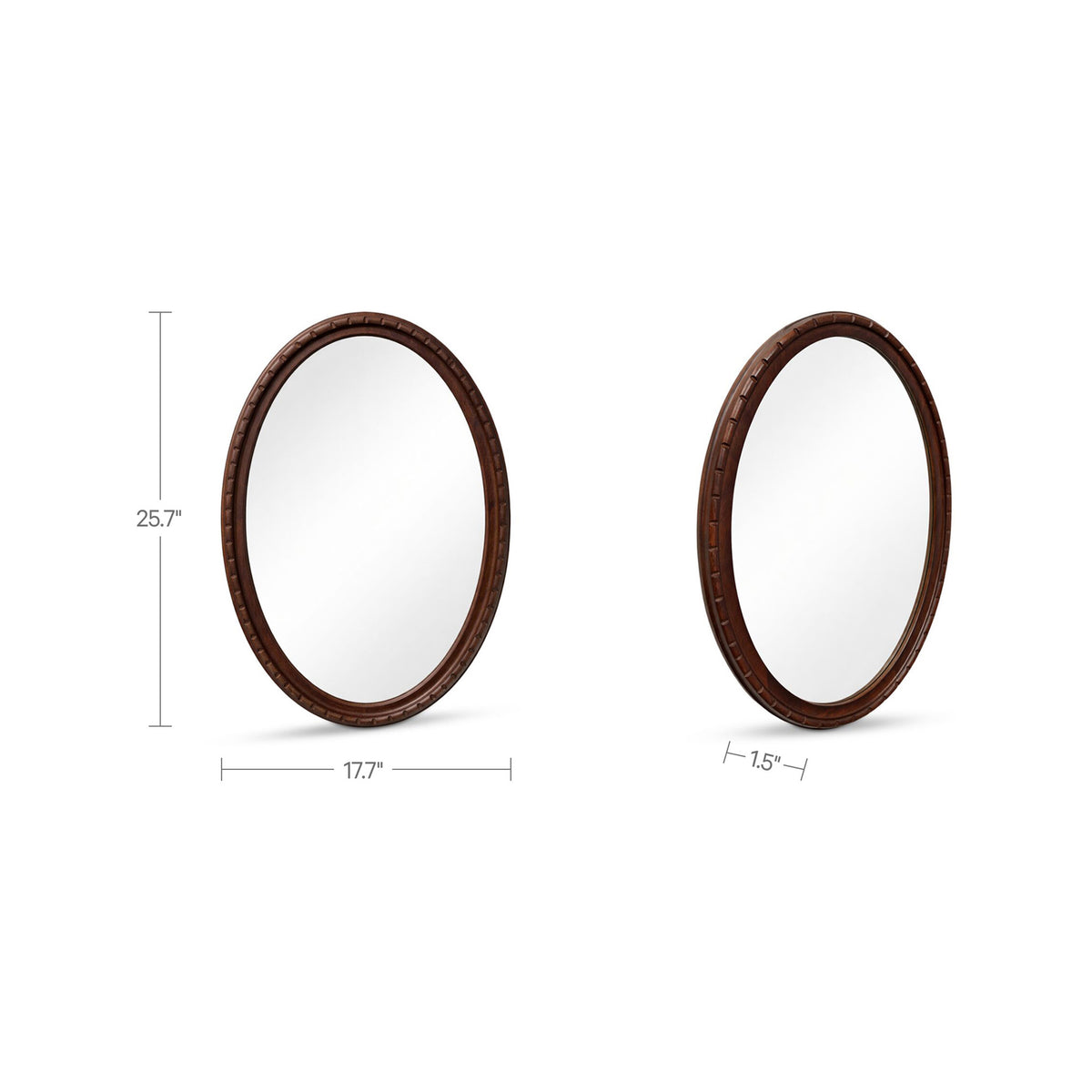 Lennox Mirror in Brown-6