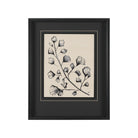 Fan Leaves Textured Framed Artwork-1