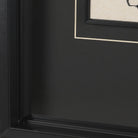 Fan Leaves Textured Framed Artwork-4