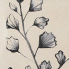 Fan Leaves Textured Framed Artwork-7