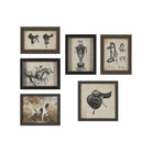 Equestrian Collection Textured Framed-1