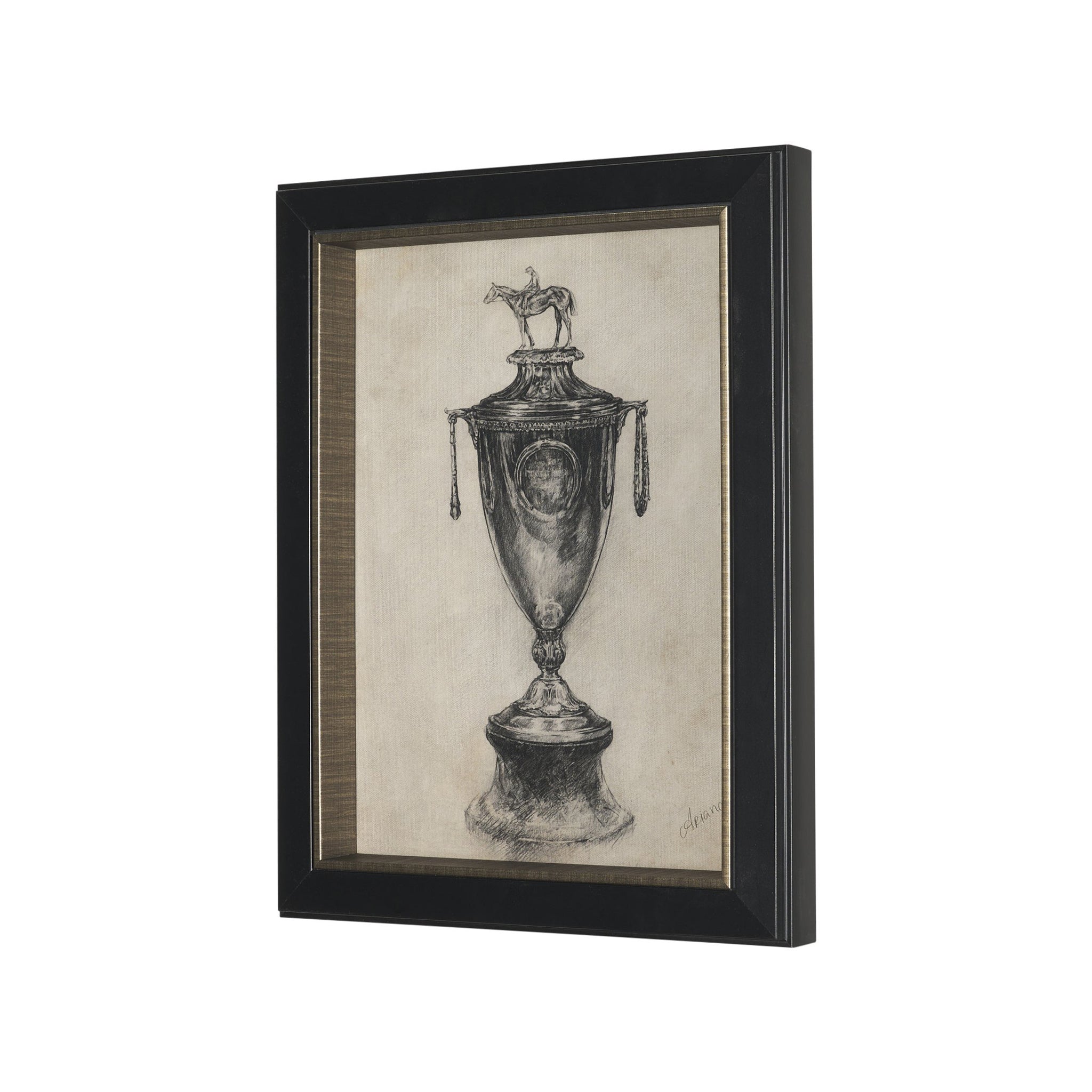 Equestrian Collection Textured Framed-4