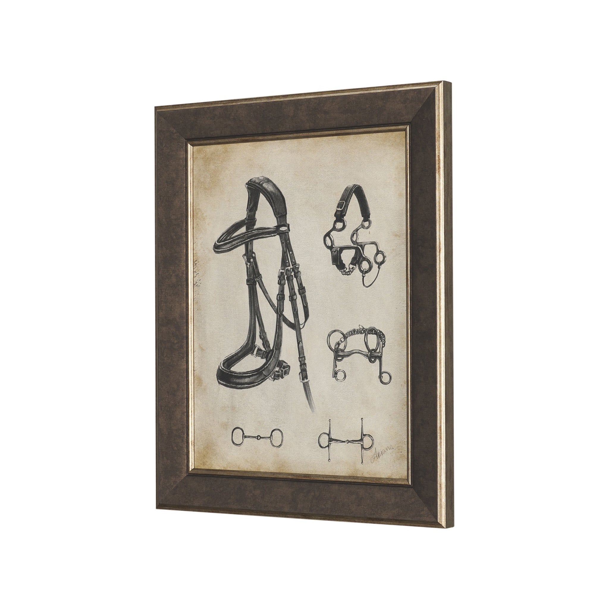 Equestrian Collection Textured Framed-7