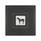 Equestrian Etching I Textured Framed Artwork-1