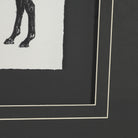 Equestrian Etching I Textured Framed Artwork-7