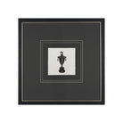 Equestrian Etching II Textured Framed Artwork-1