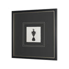 Equestrian Etching II Textured Framed Artwork-4