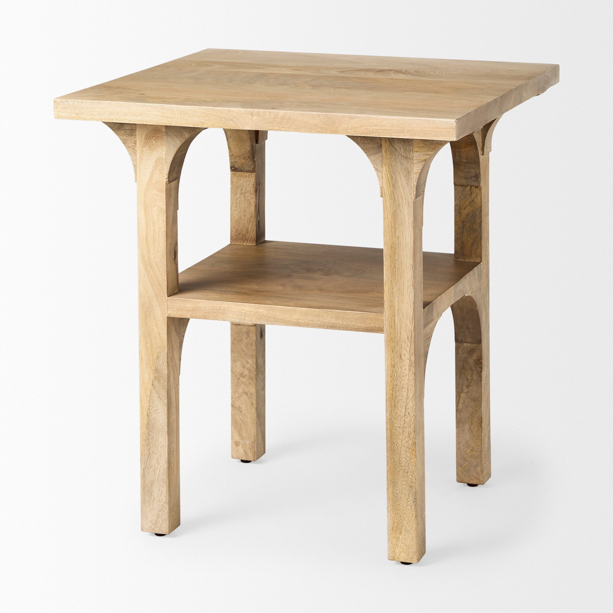 Crawford Light Wood Side Table – Maison Roseaux