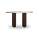 Marbrello Half Moon Top Console Table-1