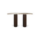 Marbrello Half Moon Top Console Table-5