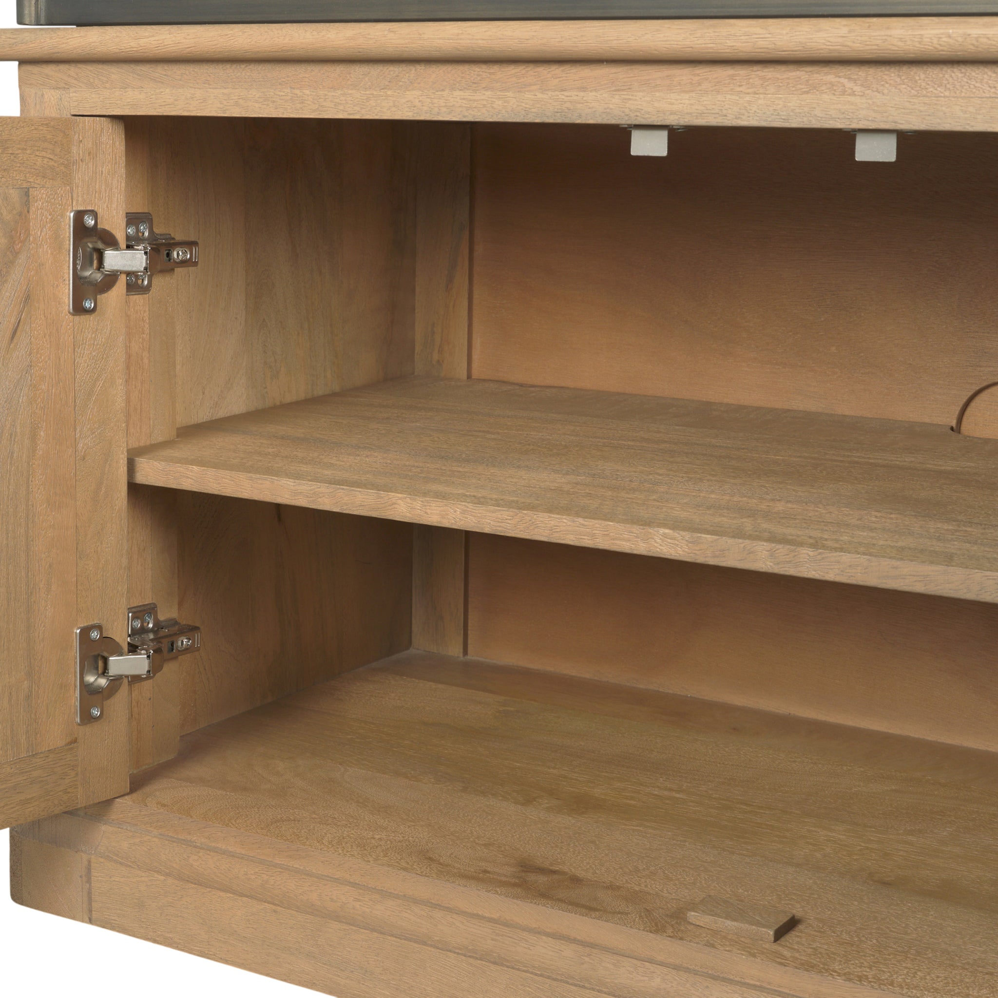 Baron 2-Door Open Shelving Unit-12