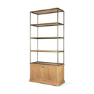 Baron 2-Door Open Shelving Unit-3