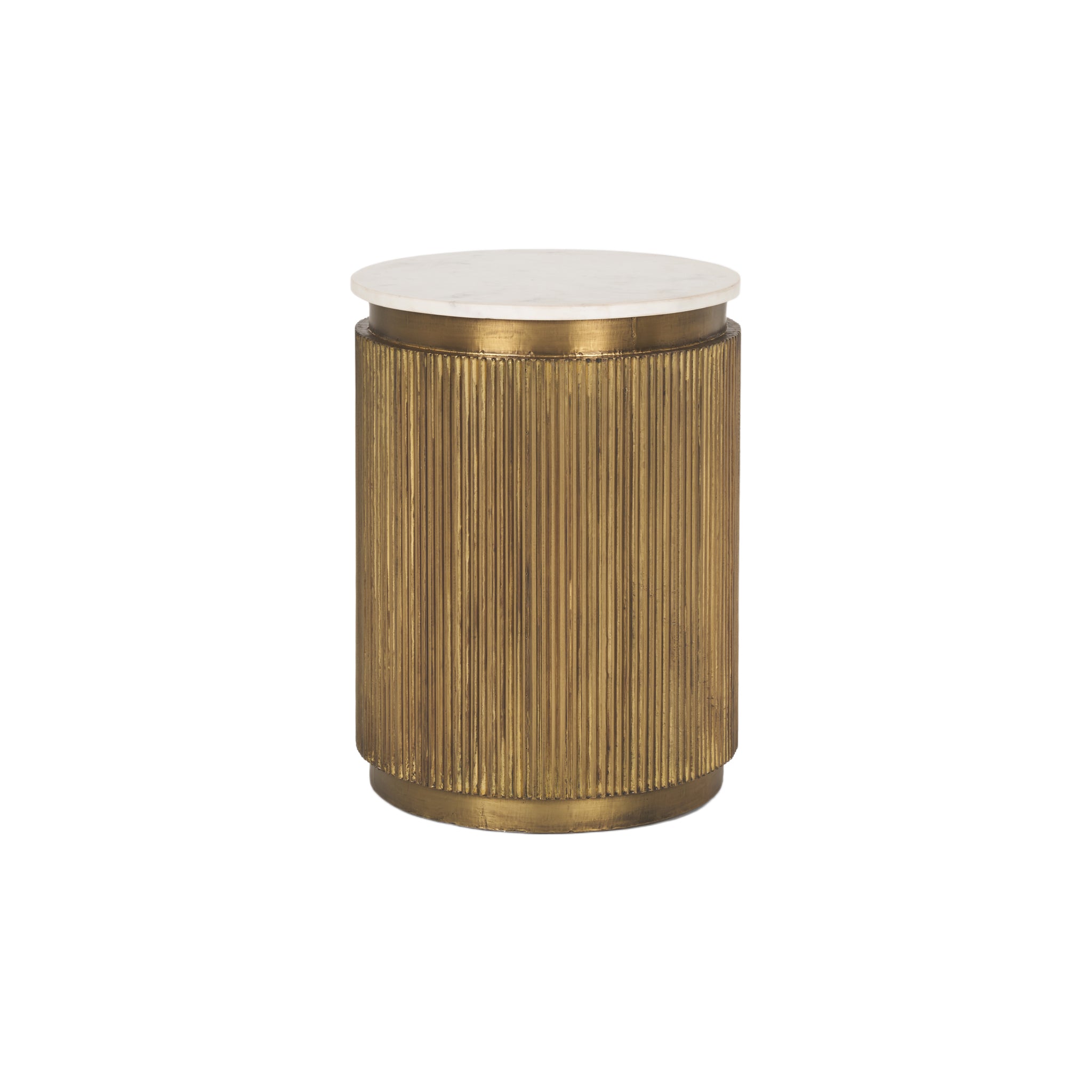 Satima Round Fluted Accent Table-5