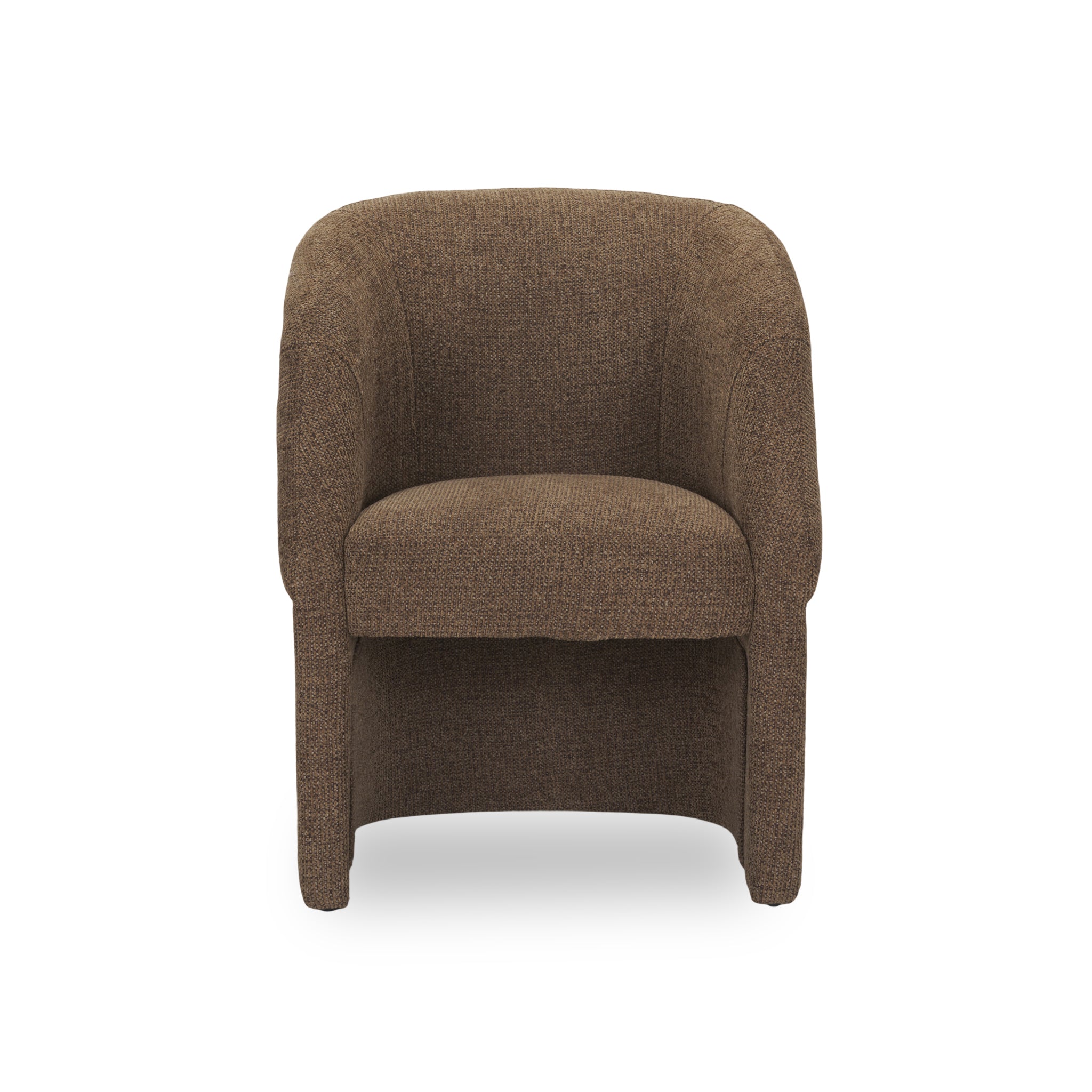 Curtis Half-Moon Base Dining Armchair-13