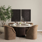 Curtis Half-Moon Base Dining Armchair-14
