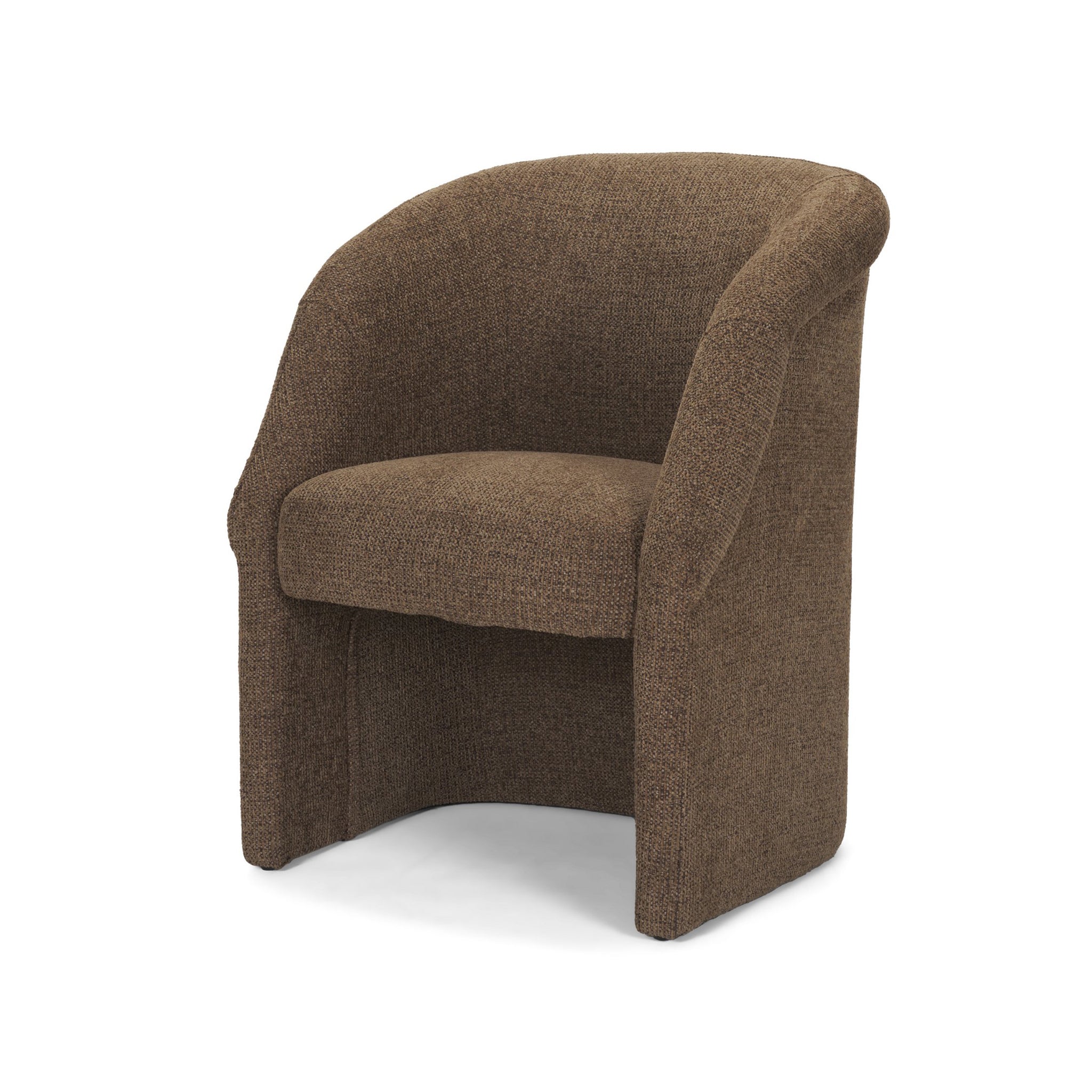 Curtis Half-Moon Base Dining Armchair-15