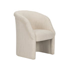 Curtis Half-Moon Base Dining Armchair-5