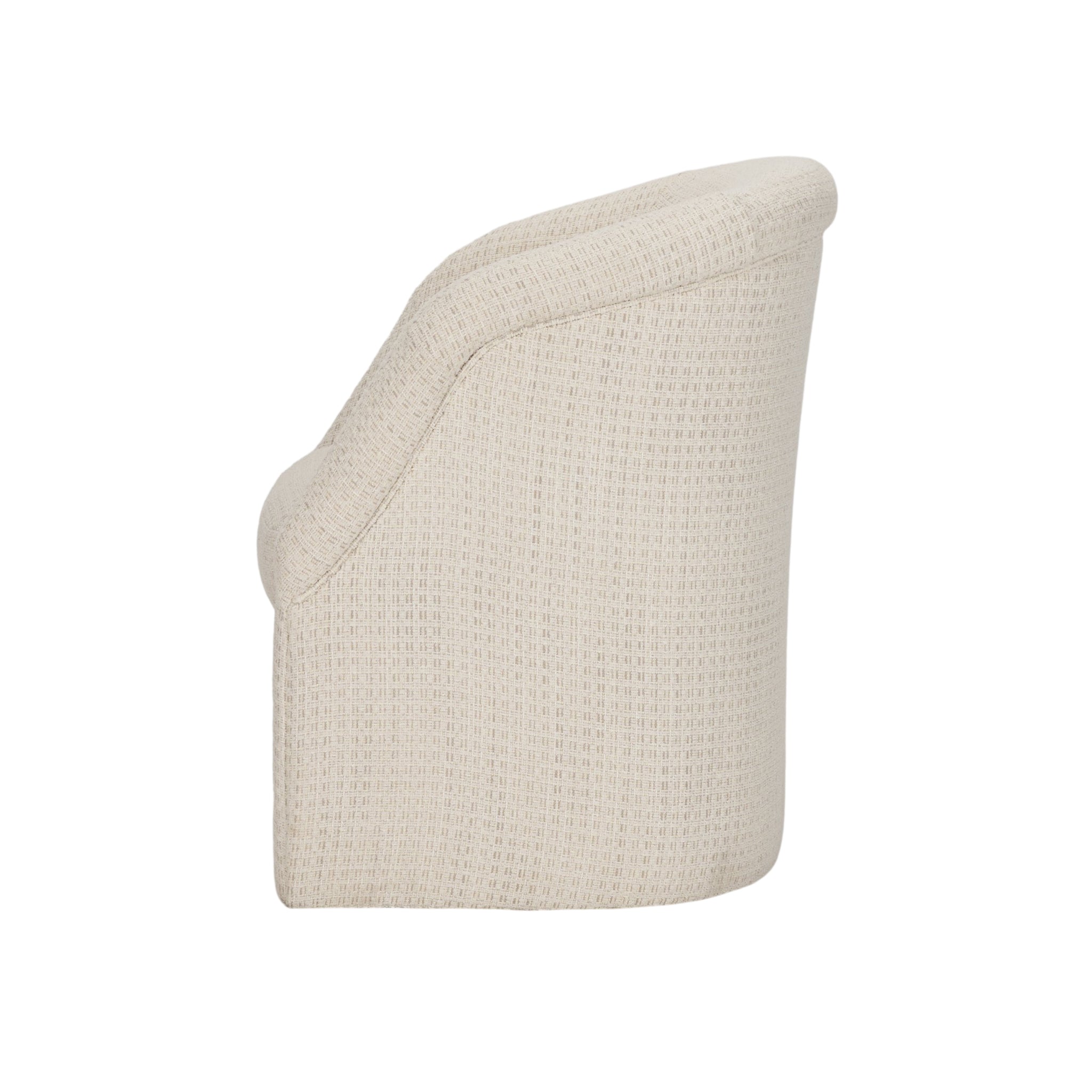 Curtis Half-Moon Base Dining Armchair-7
